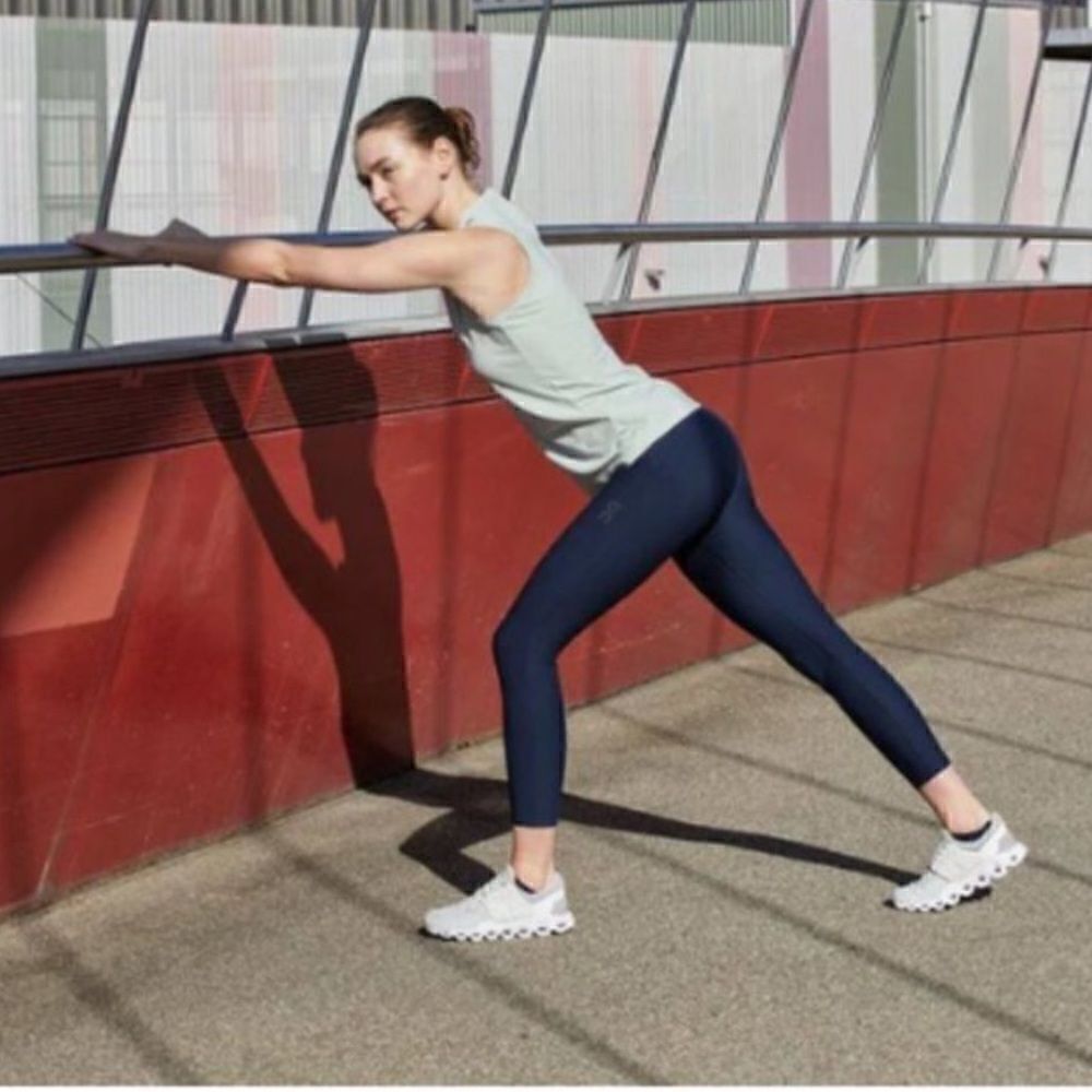 NWT On Cloud Running Active Tights Blue Leggings Pants